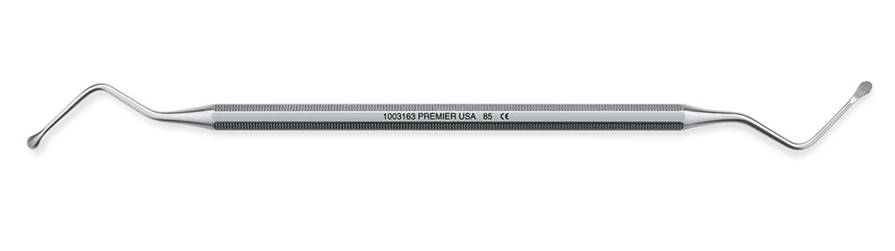 Premier Dental 1003163 Double End #85 Surgical Curette With LTO Octagonal Handle Premier Dental 1003163 Double End #85 Surgical Curette With LTO Octagonal Handle